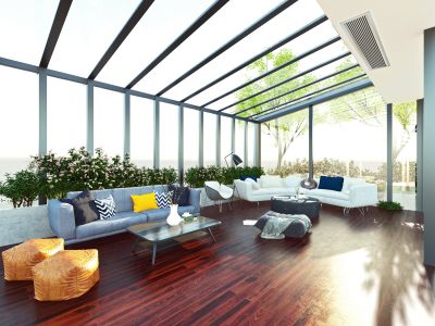 Modern Sunroom Interior